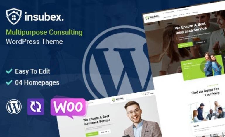Insubex Multipurpose Consulting WordPress Theme