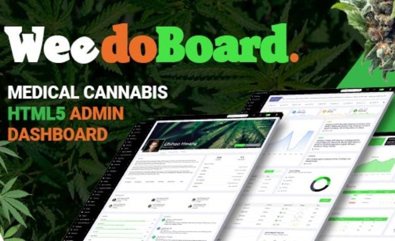 Weedoboard  Cannabis Dashboard Html5 Template