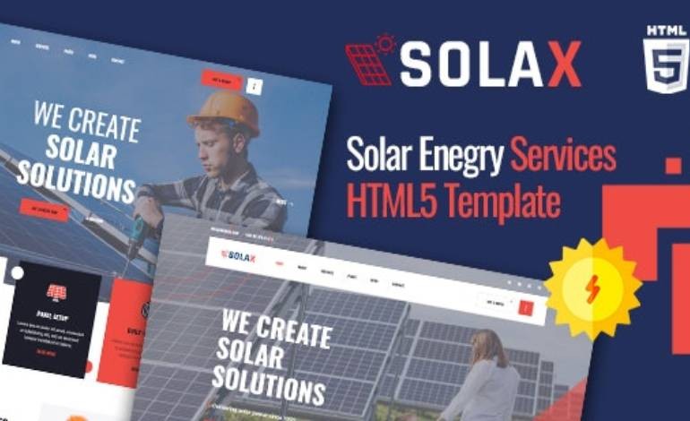 Solax  Solar Company HTML5 Template