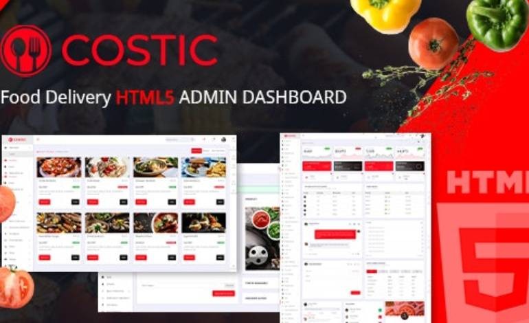 Costic  Food Dashboard HTML5 Template