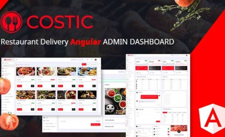 Costic Food Admin Dashboard Angular Template