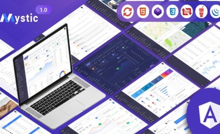 Mystic Angular Admin Dashboard Template