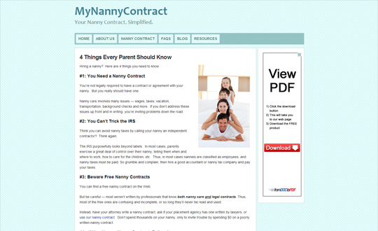 MyNannyContract