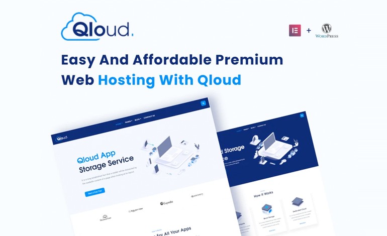 Qloud Lite Free Hosting WordPress Theme
