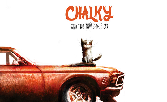 Chalky the cat