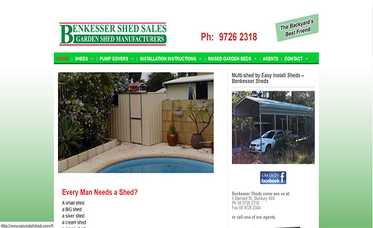 Benkesser Sheds