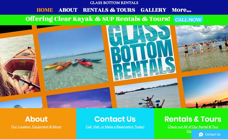 Glass Bottom Rentals