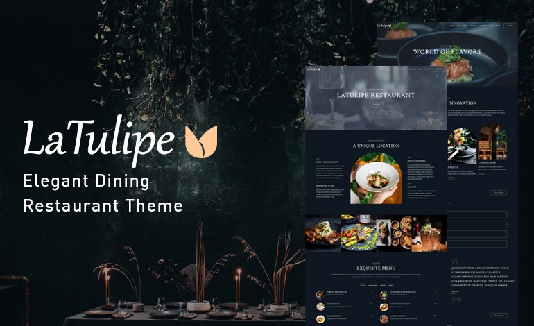 LaTulipe Cafe Restaurant Theme