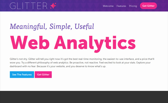 Glitter Web Analytics 