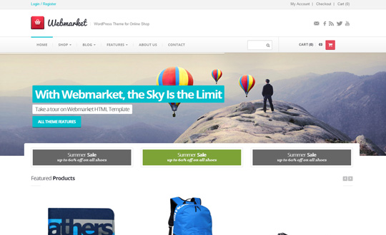 Webmarket WordPress WooCommerce Theme for Online Shop