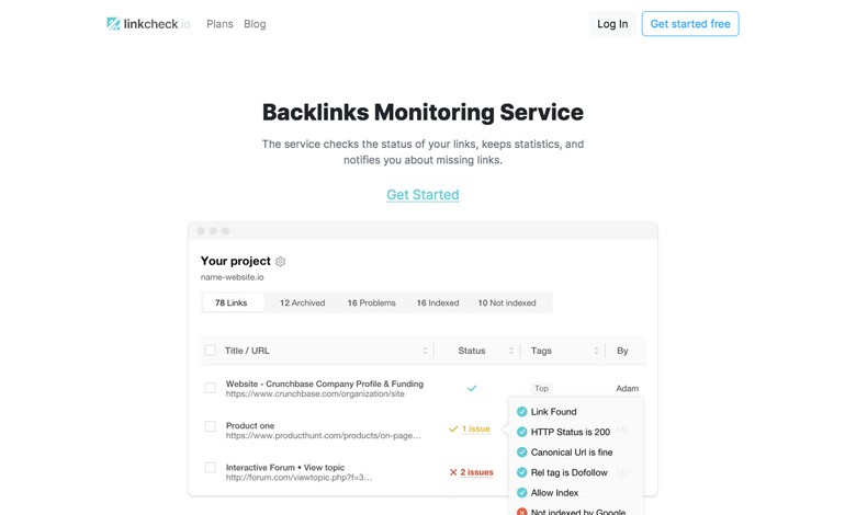 linkcheck io