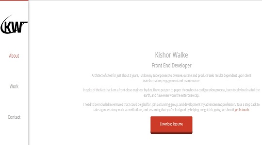 Kishor Walke Front End Developer