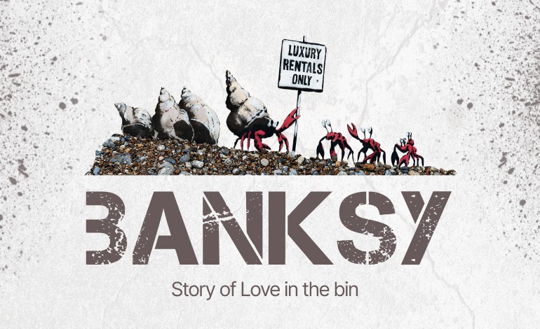 Banksys Love in the bin