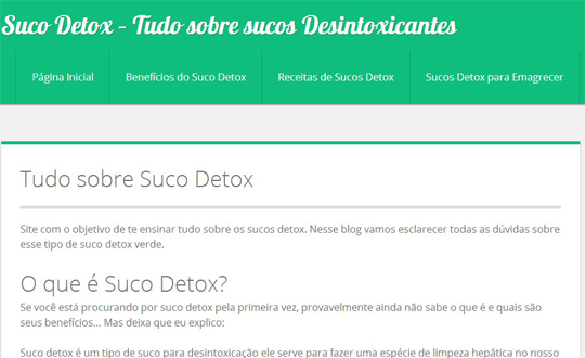 Suco Detox Blog