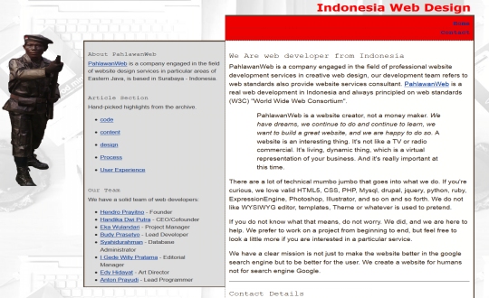 Indonesia Web Design