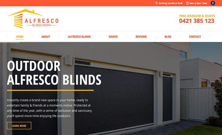 Alfresco Blinds Perth