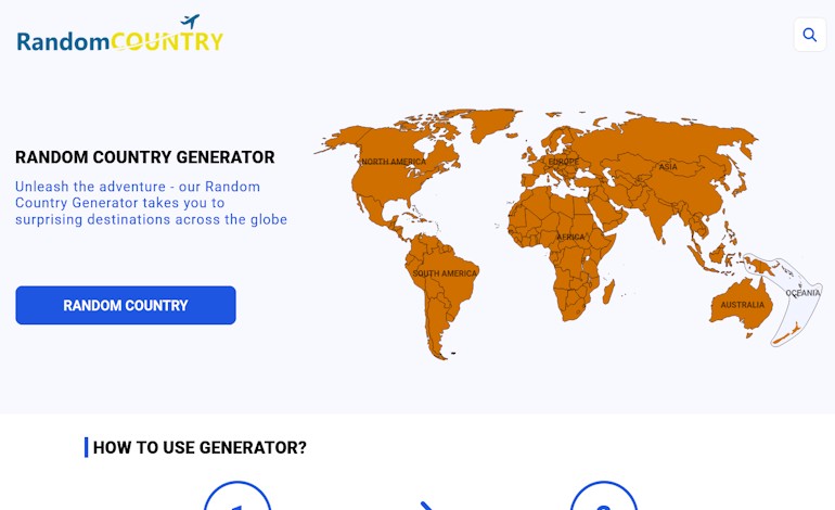Random Country Generator