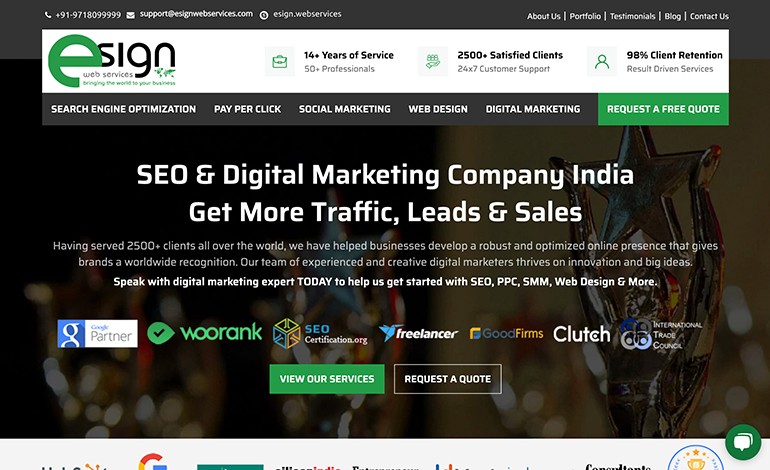 eSign Web Services Pvt Ltd