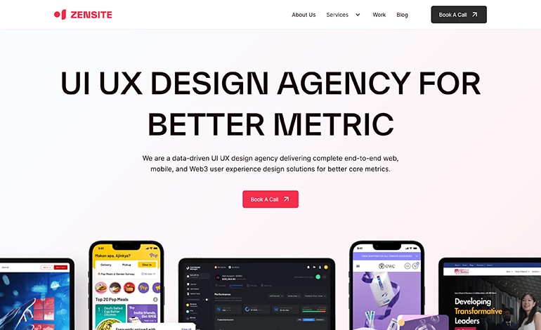 Zensite UI UX Design Agency