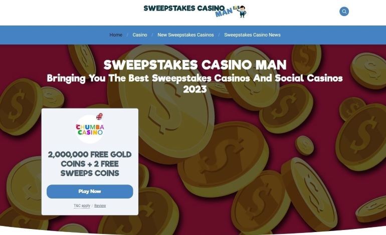Sweepstakes Casino Man
