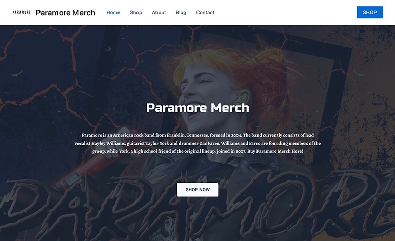 Paramore Merch