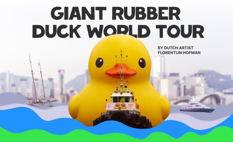 Giant rubber duck