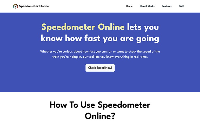 Speedometer Online