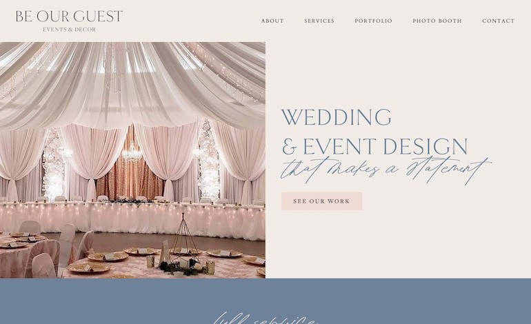 Be Our Guest Events and Decor