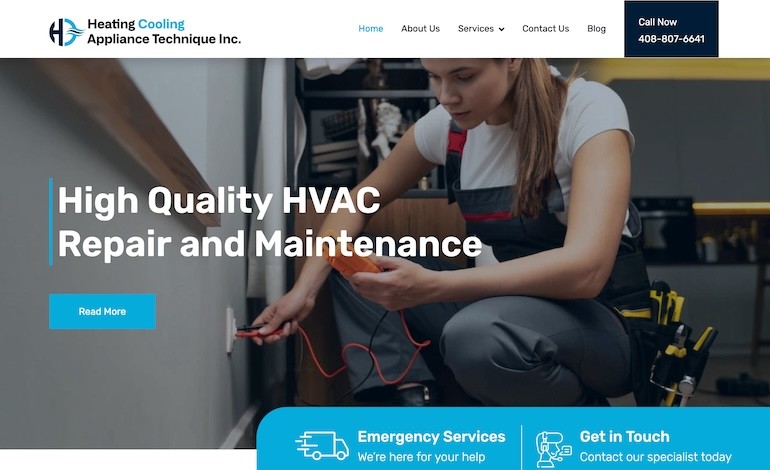 Heating Cooling Appliance Technique Inc