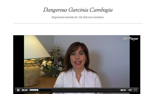 Dangerous Garcinia Cambogia 