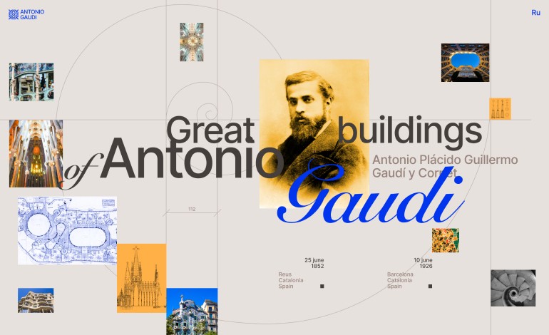 Great buildings of Antonio Gaudi