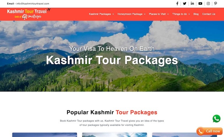 Kashmir Tour Travel