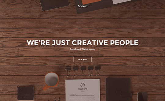 Spacia One Page Parallax Theme