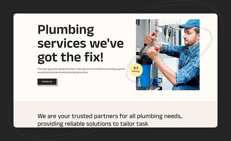 Fixflow Plumber and Handyman Webflow Template