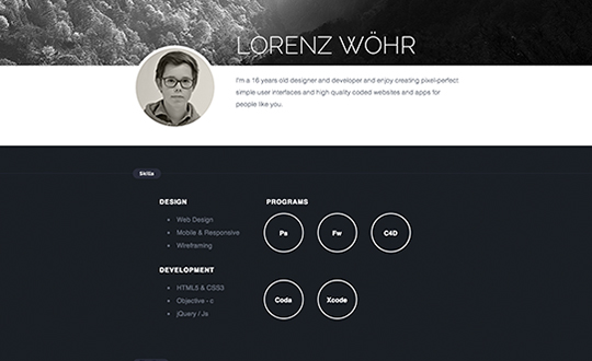 LORENZ WOHR Designer and Developer
