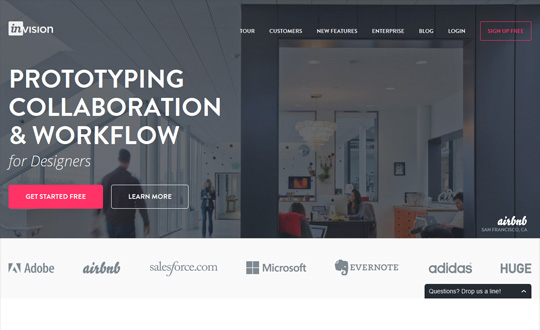 InVision Prototyping Collaboration and Workflow for Designers