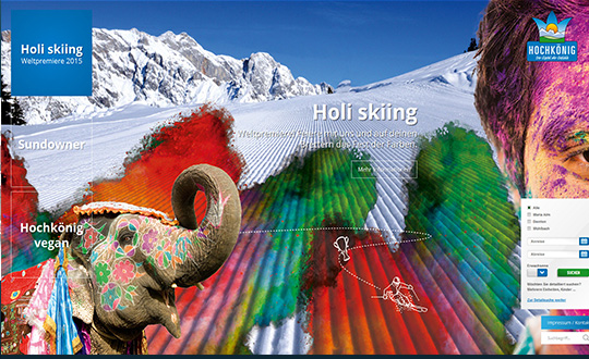 Holi Skiing