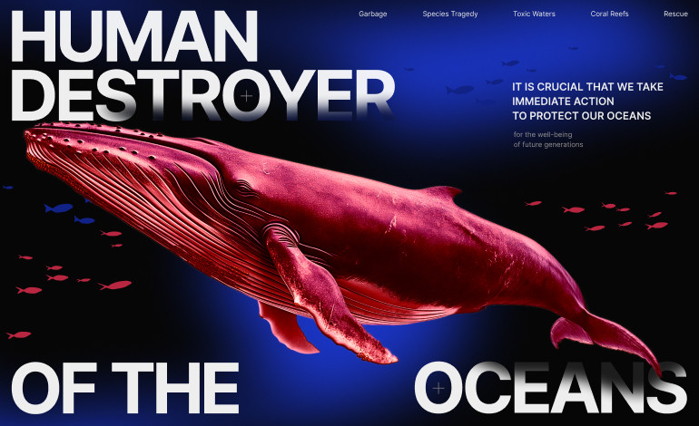 Human destroyer of the oceans