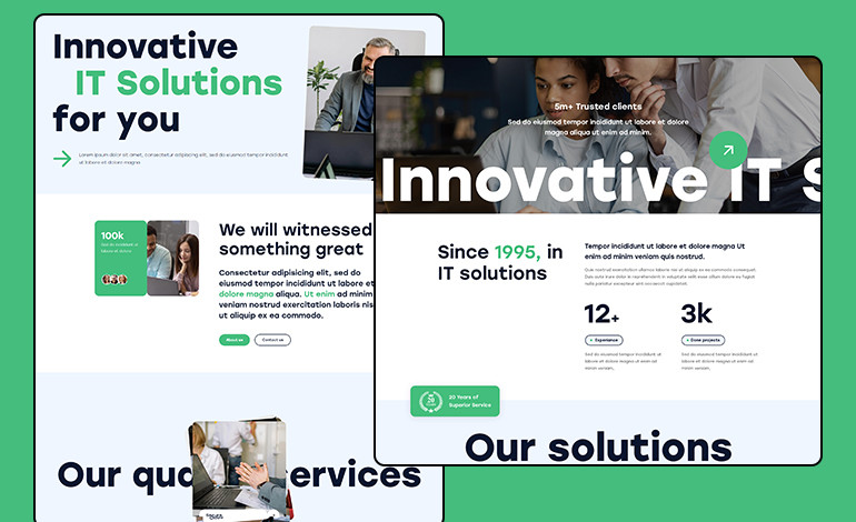 Itflowio IT company Website Webflow Template