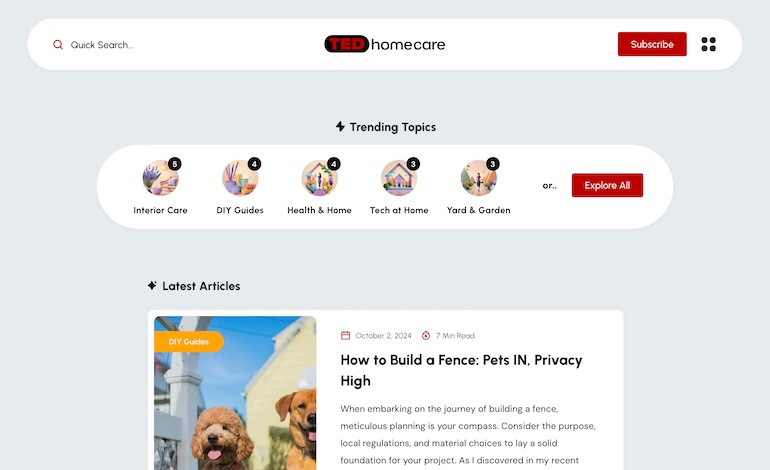 Ted home care