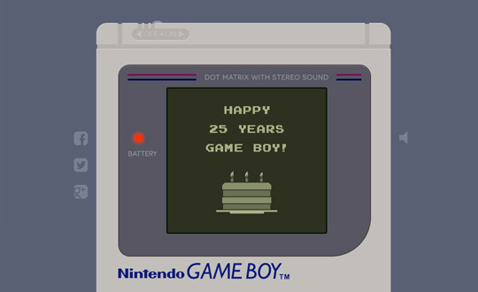 Happy 25th Birthday Game Boy