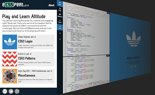 eCSSpert CSS3 Playground