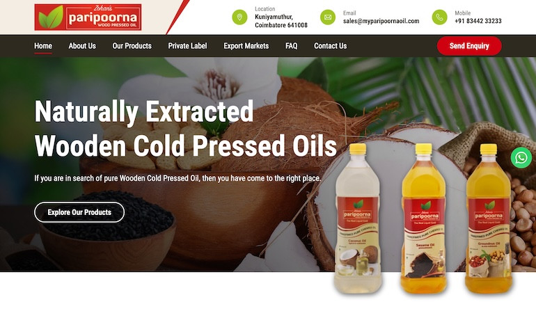 Paripoorna Oil