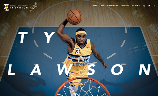 NBA Star Ty Lawson Personal Website