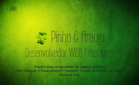Pinho Araujo Desenvolvedor WEB Freelancer