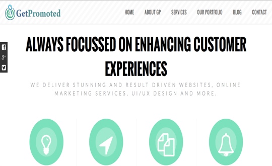 GetPromoted  Website Designing Company in Gurgaon