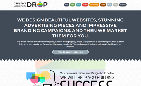 Creative Design Drop
