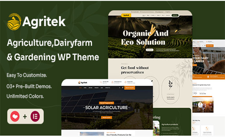 Agritek WordPress Theme 
