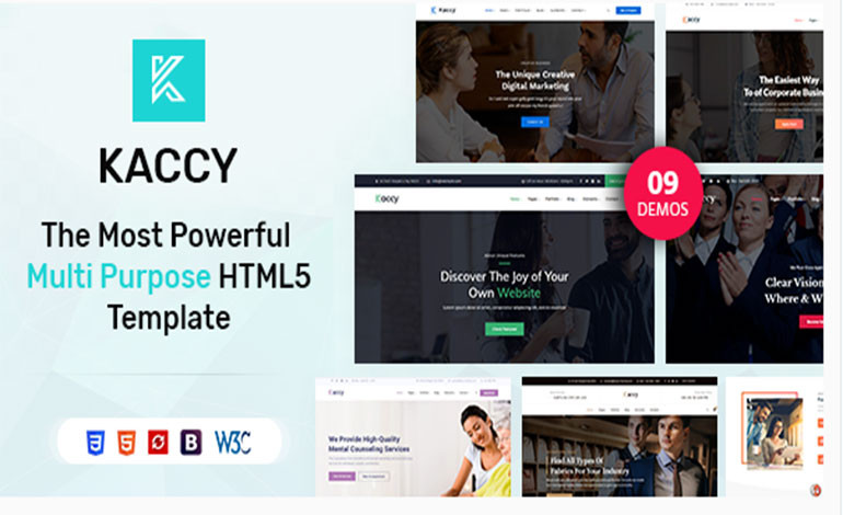 Kaccy Html Template