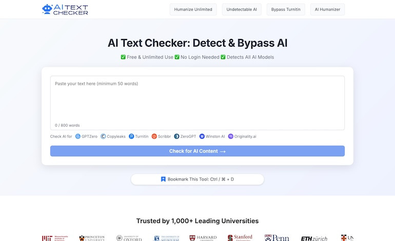 AI Text Checker